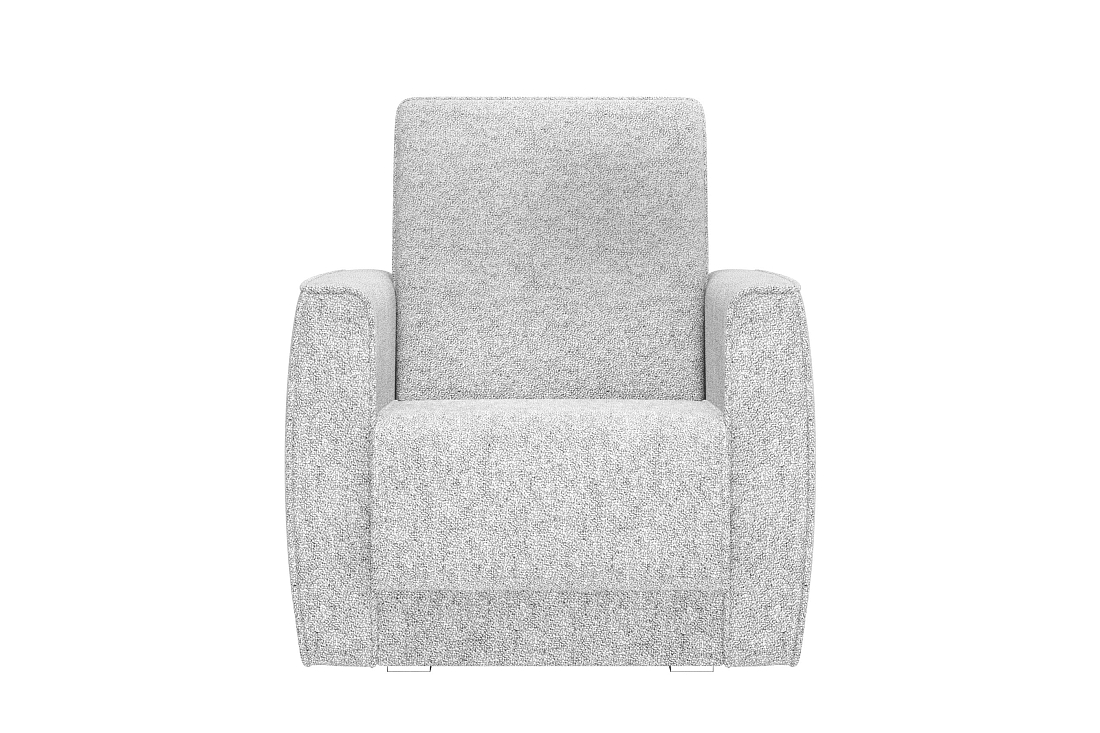 Женева / кресло для отдыха велюр bubble 2 светло-серый